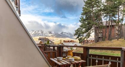 Le Dévoluy, flat for 6 with balcony