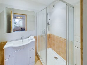 Shower, hair dryer