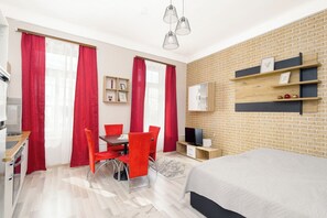 Appartement | 1 chambre, fer et planche à repasser, Wi-Fi gratuit