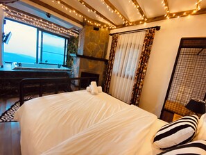 Vila Keluarga, kolam renang pribadi, pemandangan gunung | 3 kamar tidur, seprai katun Mesir, dan seprai premium