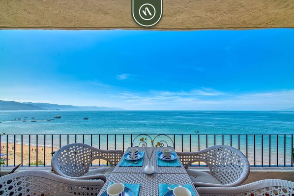 Apartment, Accessible | 2 bedrooms, Internet - 2BR Condo With Ocean View - Private Terrace (Puerto Vallarta)