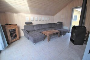 House | Living room - Skandinavisches Ferienhaus in Mirow (Mirow)