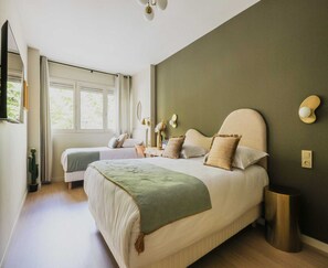 Apartment | 1 bedroom, laptop workspace, iron/ironing board, bed sheets