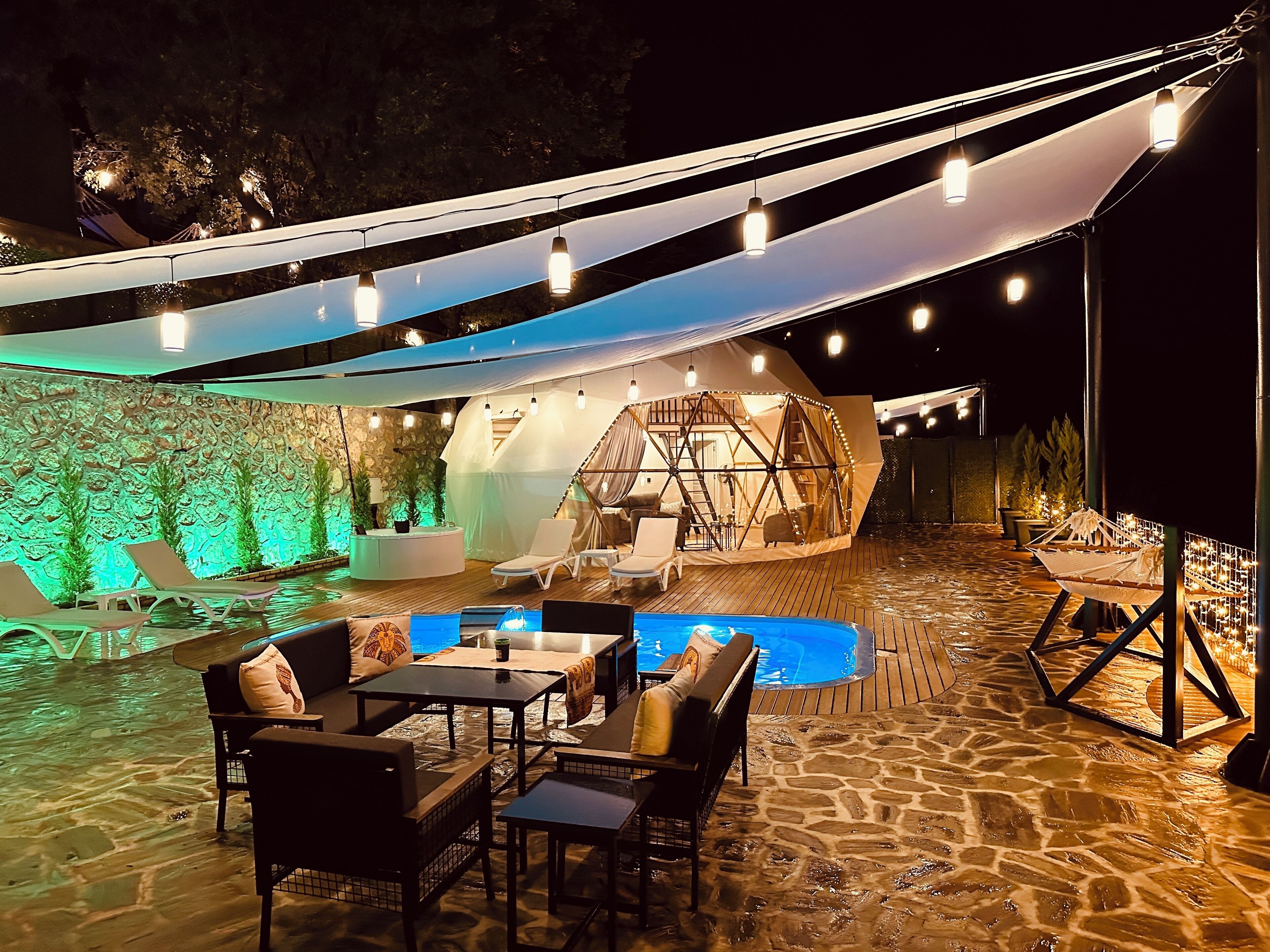 Family Villa, Private Pool, Mountain View | Terrace/patio