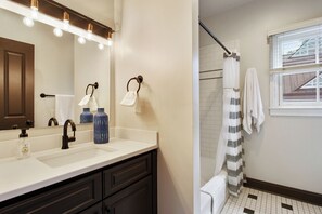 Hair dryer, towels