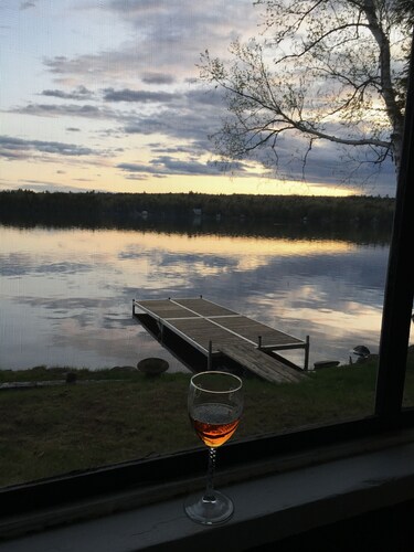BIG DAVE'S CAMP. DIRECT WATERFRONT W/ABSOLUTELY THE BEST LOCATION ON THE POND 