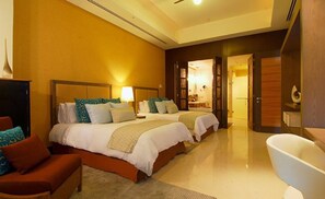 2 bedrooms, bed sheets