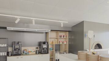 Daily buffet breakfast (EUR 21 per person)