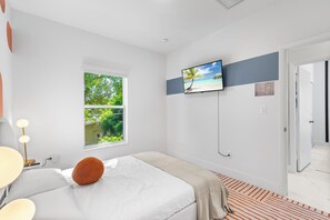 3 bedrooms, iron/ironing board, travel cot, WiFi