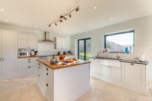 Microwave, oven, dishwasher, highchair