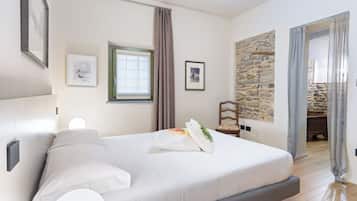 2 slaapkamers, een strijkplank/strijkijzer, gratis wifi, beddengoed