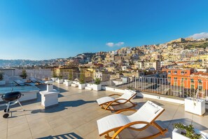 Apartment, 2 Bedrooms, Sea View, Sea Facing | Terrace/patio - Poerio Rooftop Luxury Apartment (Naples)