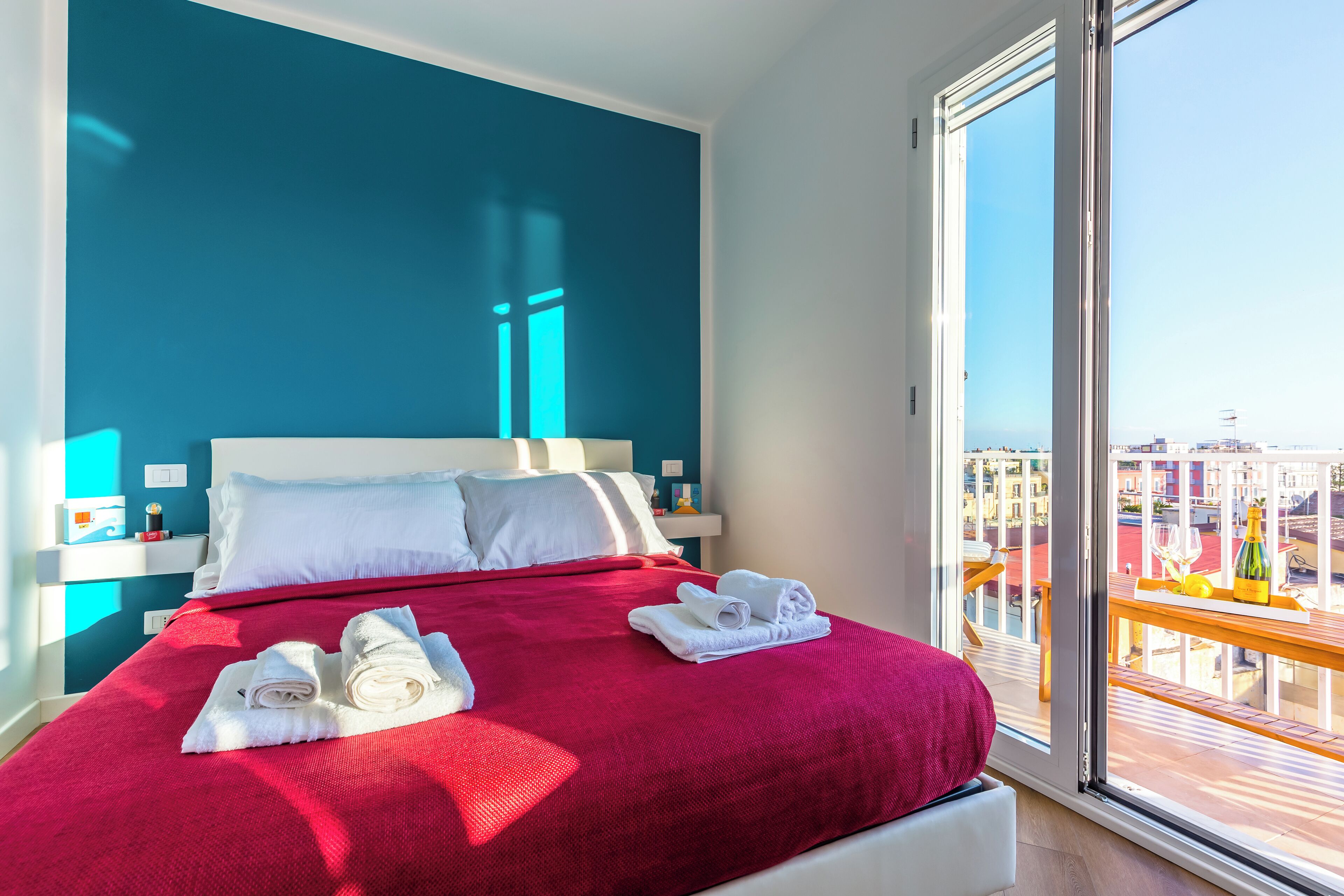 Apartamento, 2 quartos, vista para o mar, de frente para o mar | 2 quartos, cofres nos quartos, escrivaninha