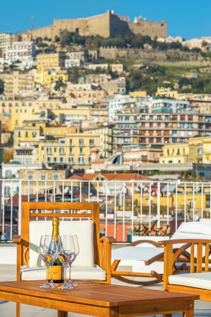 Apartment, 2 Bedrooms, Sea View, Sea Facing | Terrace/patio - Poerio Rooftop Luxury Apartment (Naples)