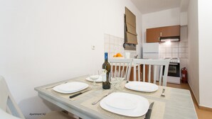 Family Apartment, Terrace, Courtyard View | Iron/ironing board - A & A Apartments (Skiathos)