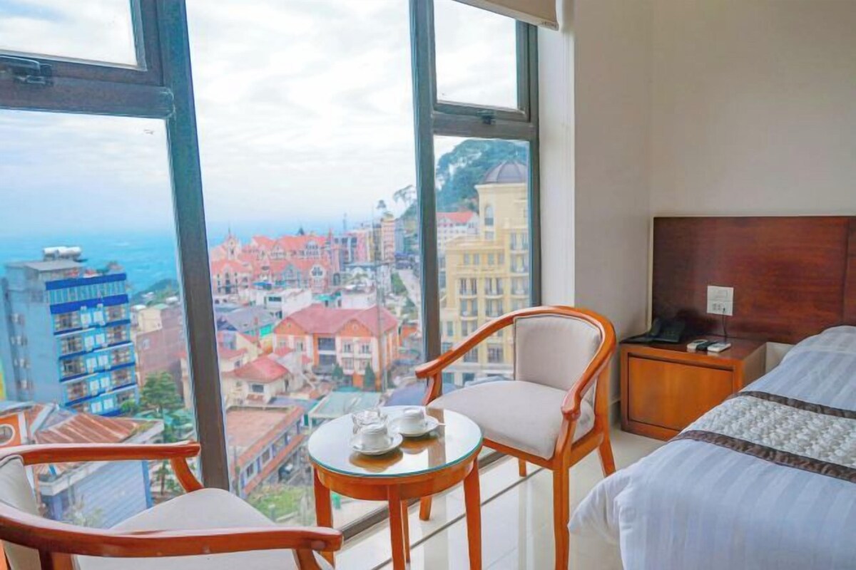 Premium bedding, memory foam beds, minibar, desk