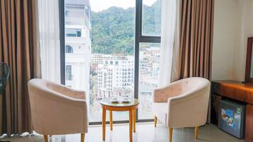 Royal Double Room, Bathtub, City View | View from room