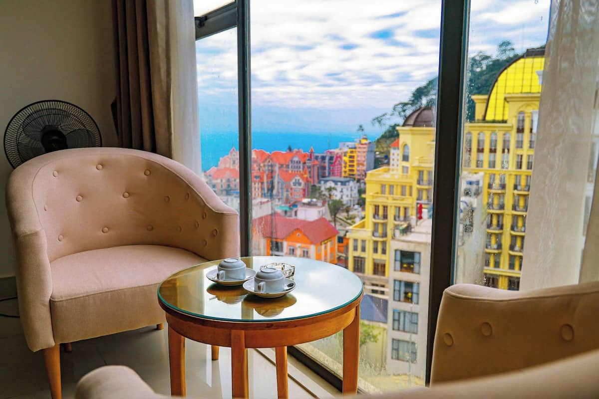 Royal Double Room, Bathtub, City View | View from room