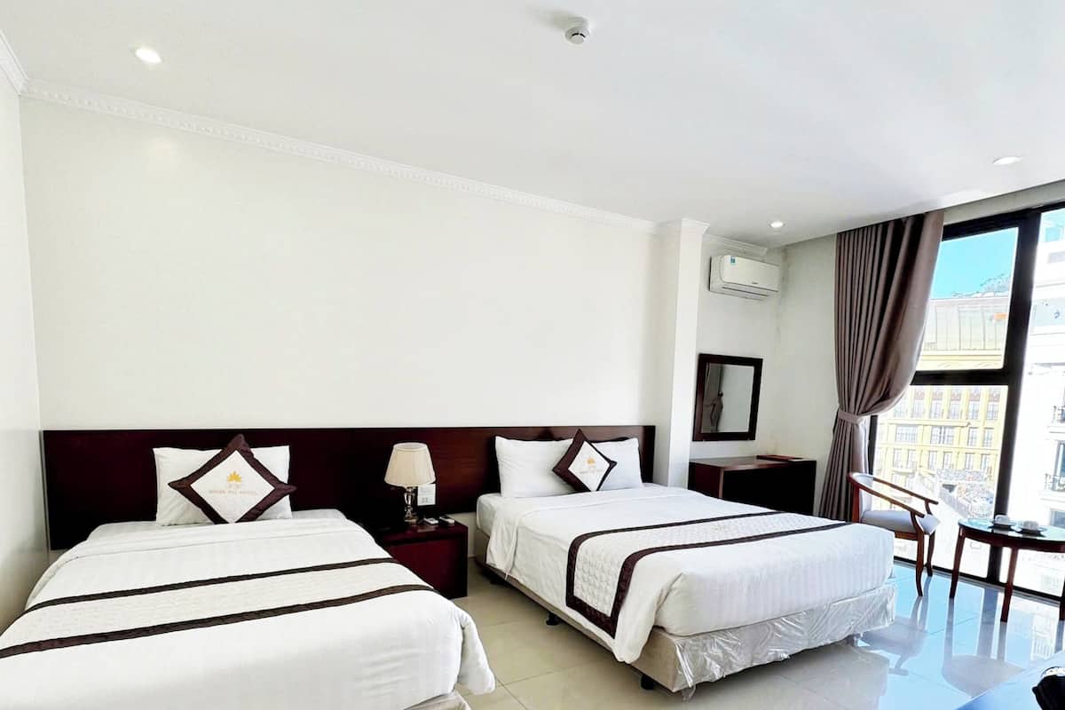 Superior Triple Room, Multiple Beds, Private Bathroom, City View | Premium bedding, memory foam beds, minibar, individually decorated
