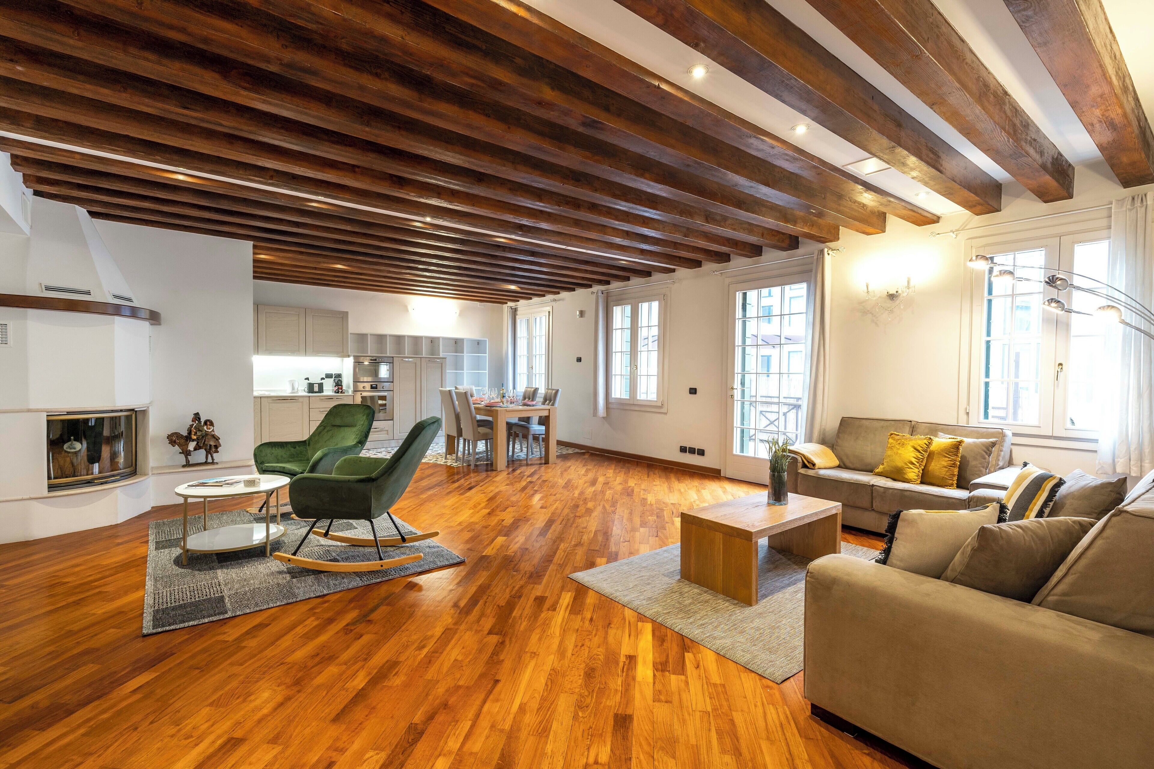 Appartement, vue lagon | Coin séjour | Télévision de 35 pouces avec chaînes numériques