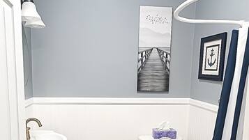 Towels, soap, toilet paper