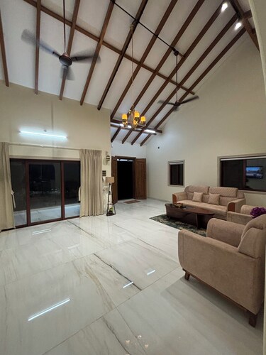 Tranquil 2-bedroom villa in Kashid with AC, WiFi. Enjoy a peaceful getaway