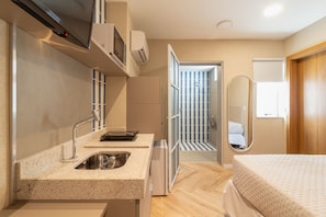 1 Schlafzimmer, Bügeleisen/Bügelbrett, kostenloses WLAN, Bettwäsche