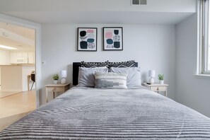 Apartment | 1 bedroom, premium bedding, blackout drapes, iron/ironing board