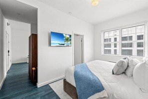 Desk, iron/ironing board, free WiFi, bed sheets