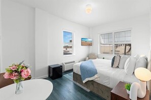 Desk, iron/ironing board, free WiFi, bed sheets