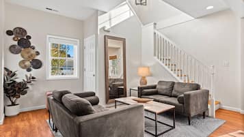 Smart TV, video games, ping pong, books