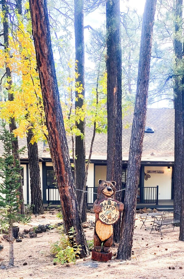 Exterior detail - Camp Bear Hug Spacious 5-bedroom house in charming Pinetop with AC - Pool Table (Pinetop)