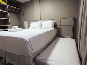 2 habitaciones, ropa de cama hipoalergénica, escritorio y wifi gratis