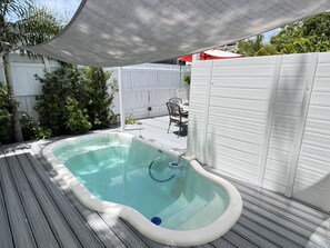 Terrace/patio - Island Paradise 2BR House Pool, 1/2 Block to Duval (Key West)