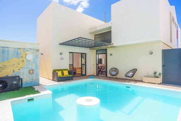 Una piscina climatizada