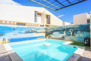 Una piscina climatizada