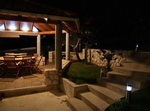 Outdoor dining - Created (Created) Seaside Escape Selce Apartments - Classic Two Bedroom Apartment with Sea (Selce)