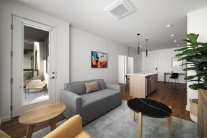 Leilighet, 1 soverom | Oppholdsområde | Smart-TV