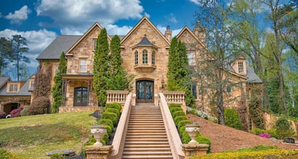 Luxury 9BR Atlanta Mansion | Pool, Theater, Gathering Space