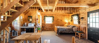 The Loft Cabin at the Riviera Resort in Neillsville, Wisconsin!