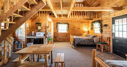 The Loft Cabin at the Riviera Resort in Neillsville, Wisconsin!