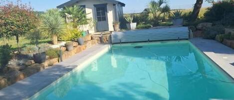 Una piscina climatizada
