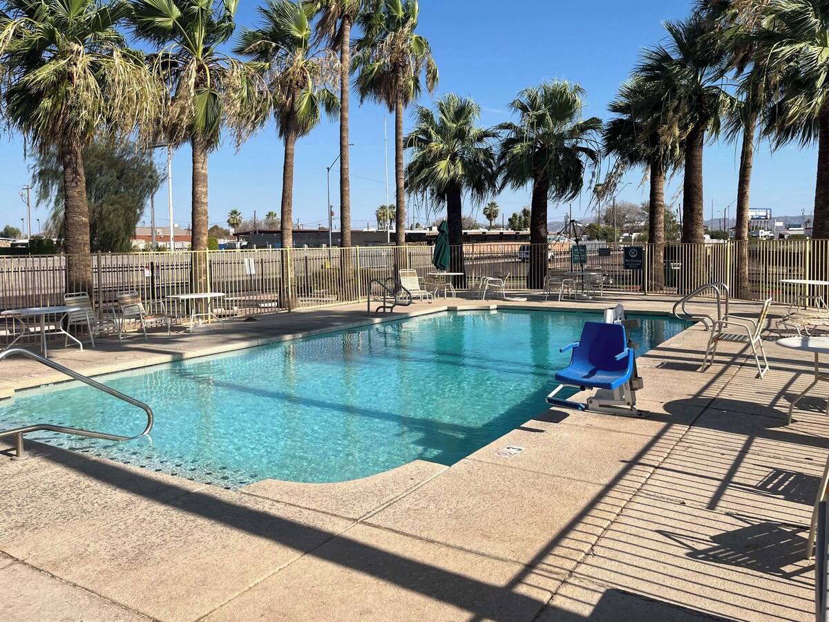 Seasonal outdoor pool