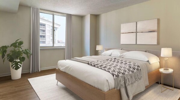 Desk, laptop workspace, iron/ironing board, free WiFi