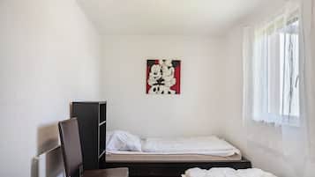 3 habitaciones, wifi gratis y ropa de cama