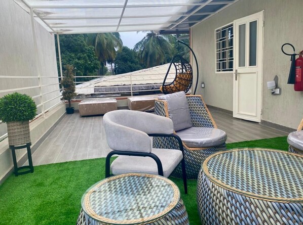 Executive Double Room, Balcony | Blackout curtains, iron/ironing board, free WiFi