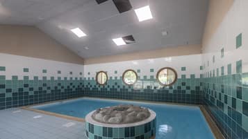 Indoor pool, a heated pool
