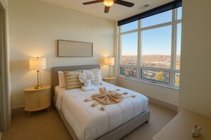 2 bedrooms, iron/ironing board, free WiFi, bed sheets