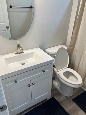 Towels, soap, toilet paper