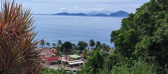magnificent view of the marina and the islands
